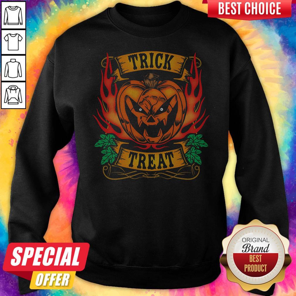 Official Trick Treat Pumpkin Beast Halloween Shirt
