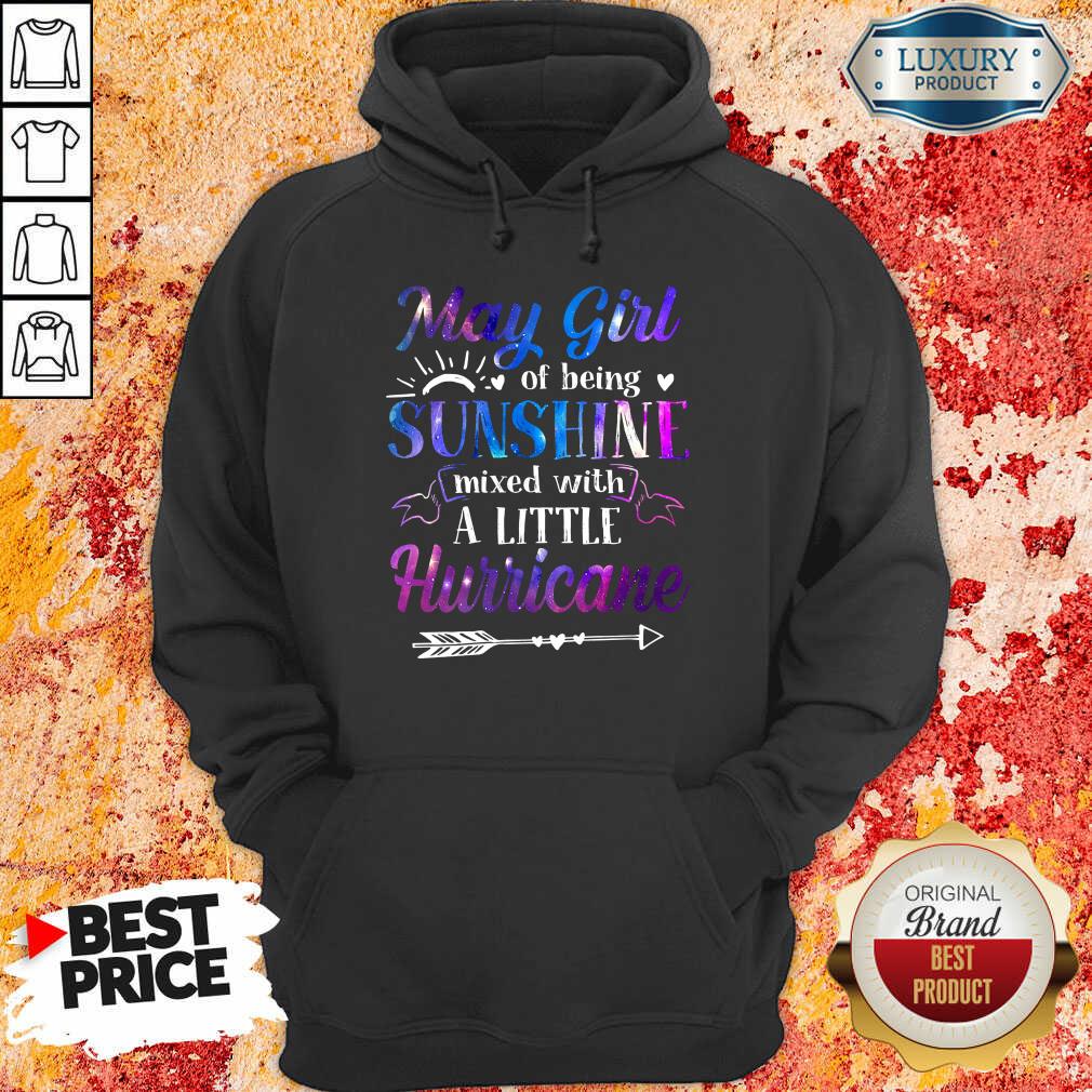 May Girl Sunshine A Little Hurricane Shirt
