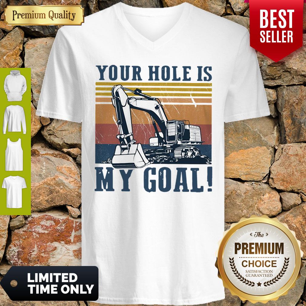 Official Your Hole Is My Goal Vintage Shirt