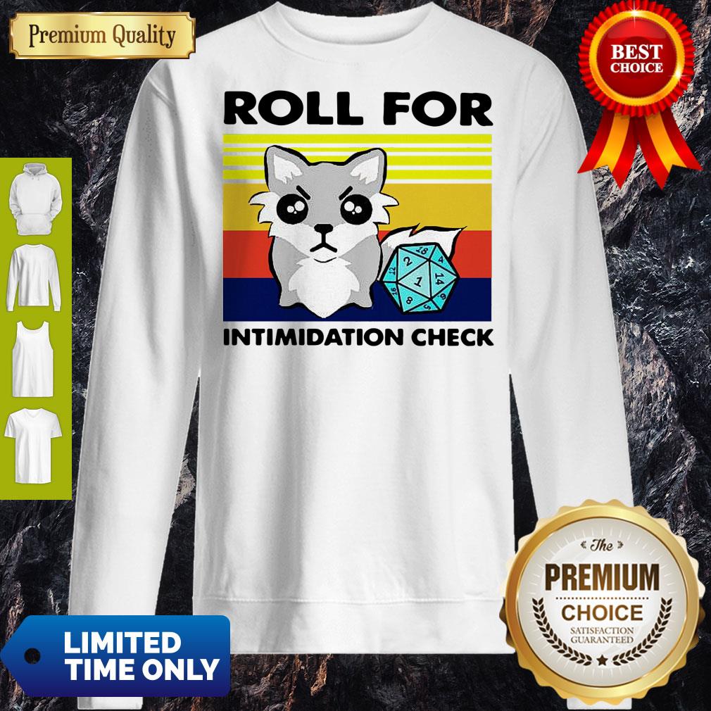 Premium Roll For Intimidation Check Shirt