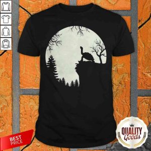Top Howling Turtle The Moon Shirt