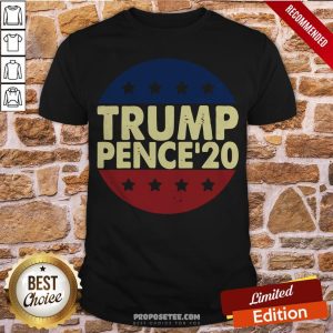 The Trump Pence 2020 Election Costume Patriotic Gift Retro Shirt