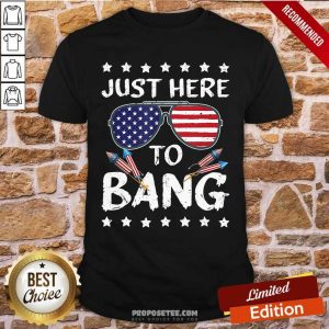 Just Here To Bang 4th Of July Shirt