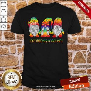 Love Gnomes No Bounds LGBT Shirt
