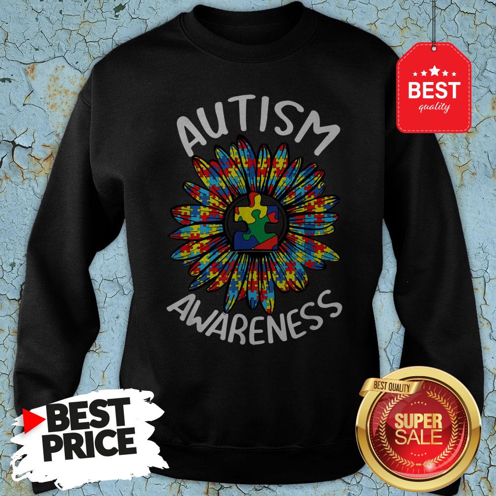 Official Autism Awareness Sunflower Gift Shirt
