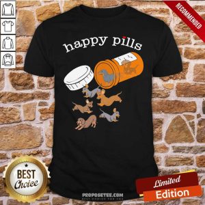 Hot Dachshund Happy Pills Shirt