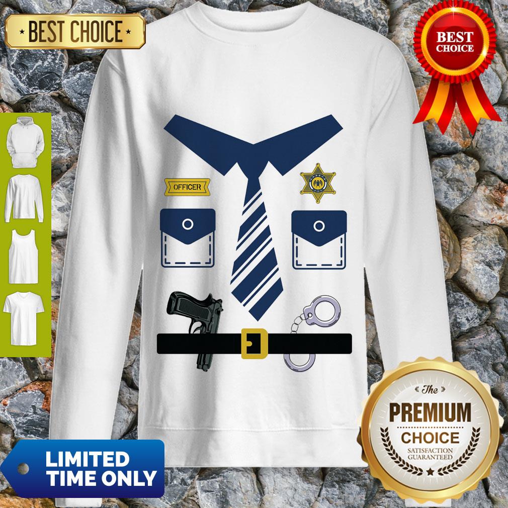Police Woman – Policeman – Easy Halloween Costume Shirt