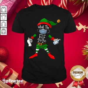 Nice What The Elf 2020 Funny Christmas Matching Pajamas Family Shirt
