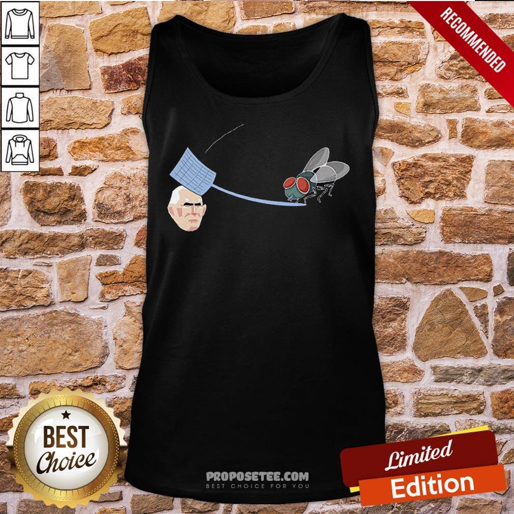Fly Hits Mike Pence White Swatter Biden Harris 2020 Shirt
