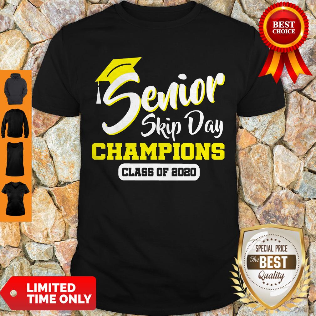 Top Senior 2020 Skip Day Champion Class Of 2020 Red Black Shirt