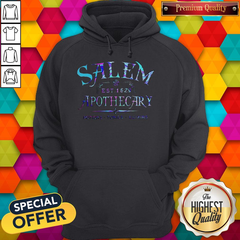 Funny Salem Est 1629 Apothecary Potions Tonics Elixirs Color Shirt