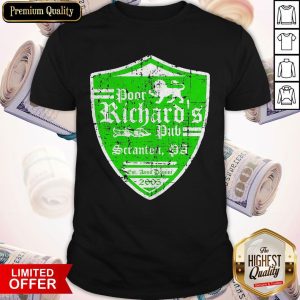 Beautiful Poor Richard´s Pub From The Office Shirt