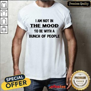 Hot I Am Not In The Mood To Be With A Bunch Of People Shirt
