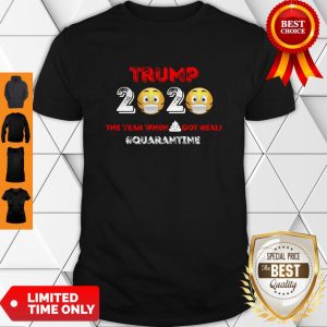 Funny Donald Trump Toilet Paper Quarantine Shirt