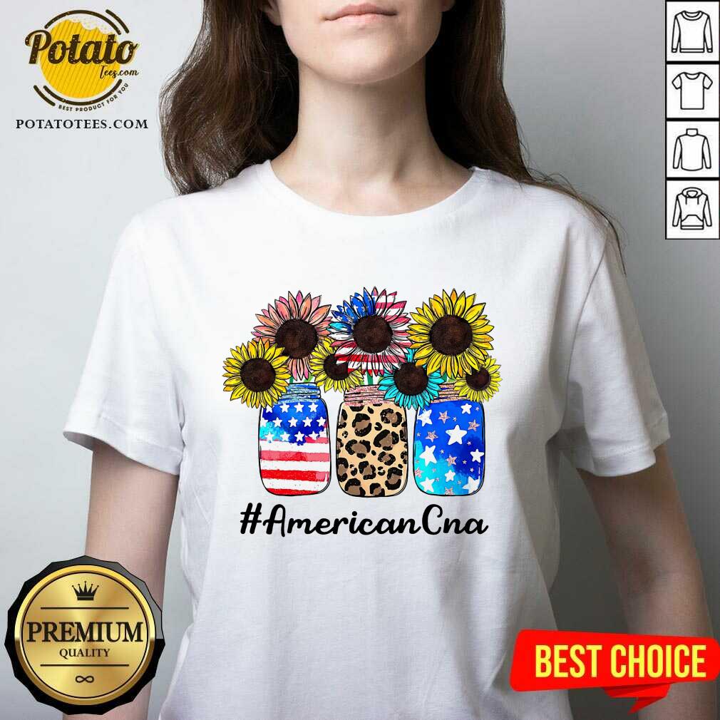 Flower American CNA 4th Of July Shirt