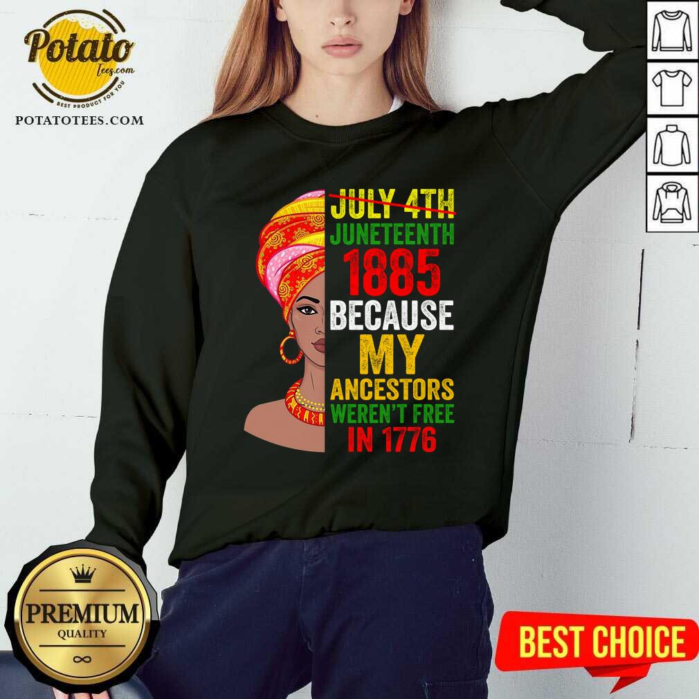 Juneteenth Queen Melanin African American Women Shirt