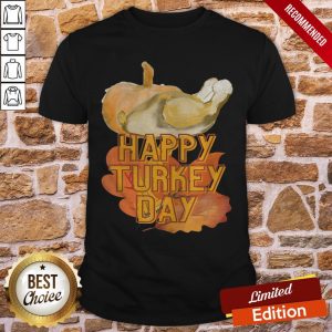 Happy Turkey Day Pumpkin Holiday Tee Shirt