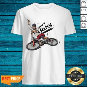 Wicked Keep It Sketch Drawing Bike Bicycle Flower Basket Vintage Shirt
