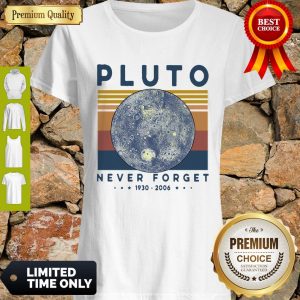 Premium Vintage Pluto Never Forget 1930-2006 Shirt