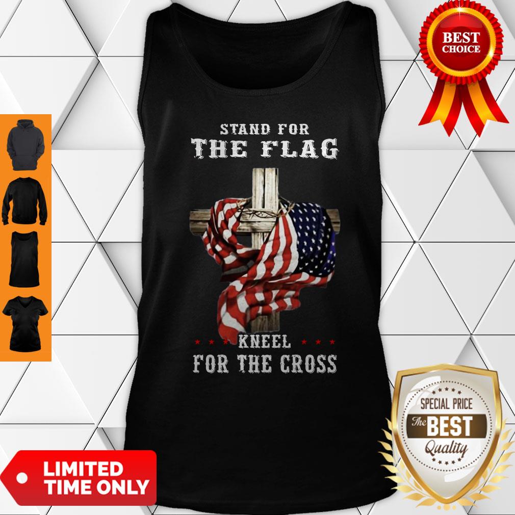 Awesome Stand For The Flag Kneel For The Cross Shirt