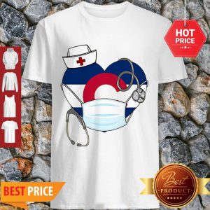 Love Colorado Stethoscope Nurse Mask Shirt