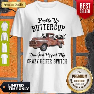 Buckle Up Buttercup You Just Flipped My Crazy Heifer Switch Shirt