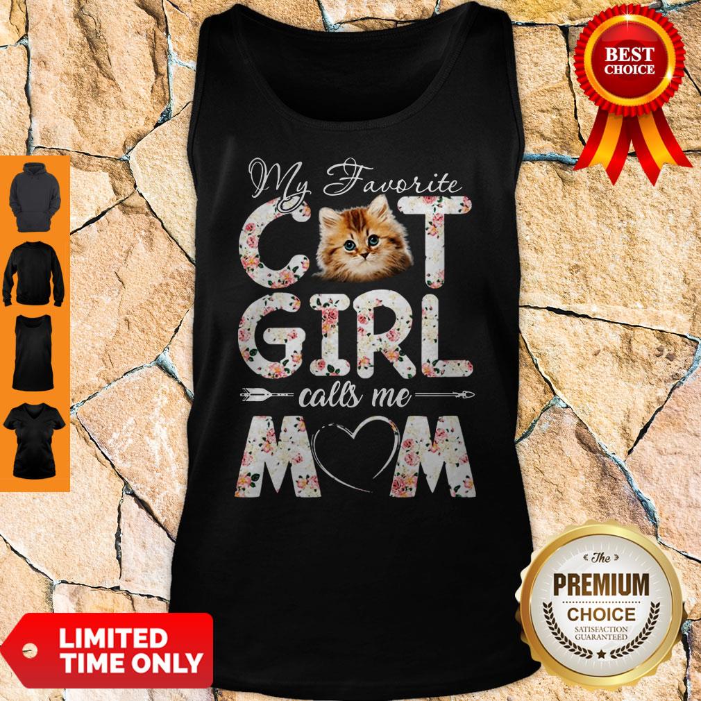 Official My Favorite Cat Girl Calls Me Mom Shirt