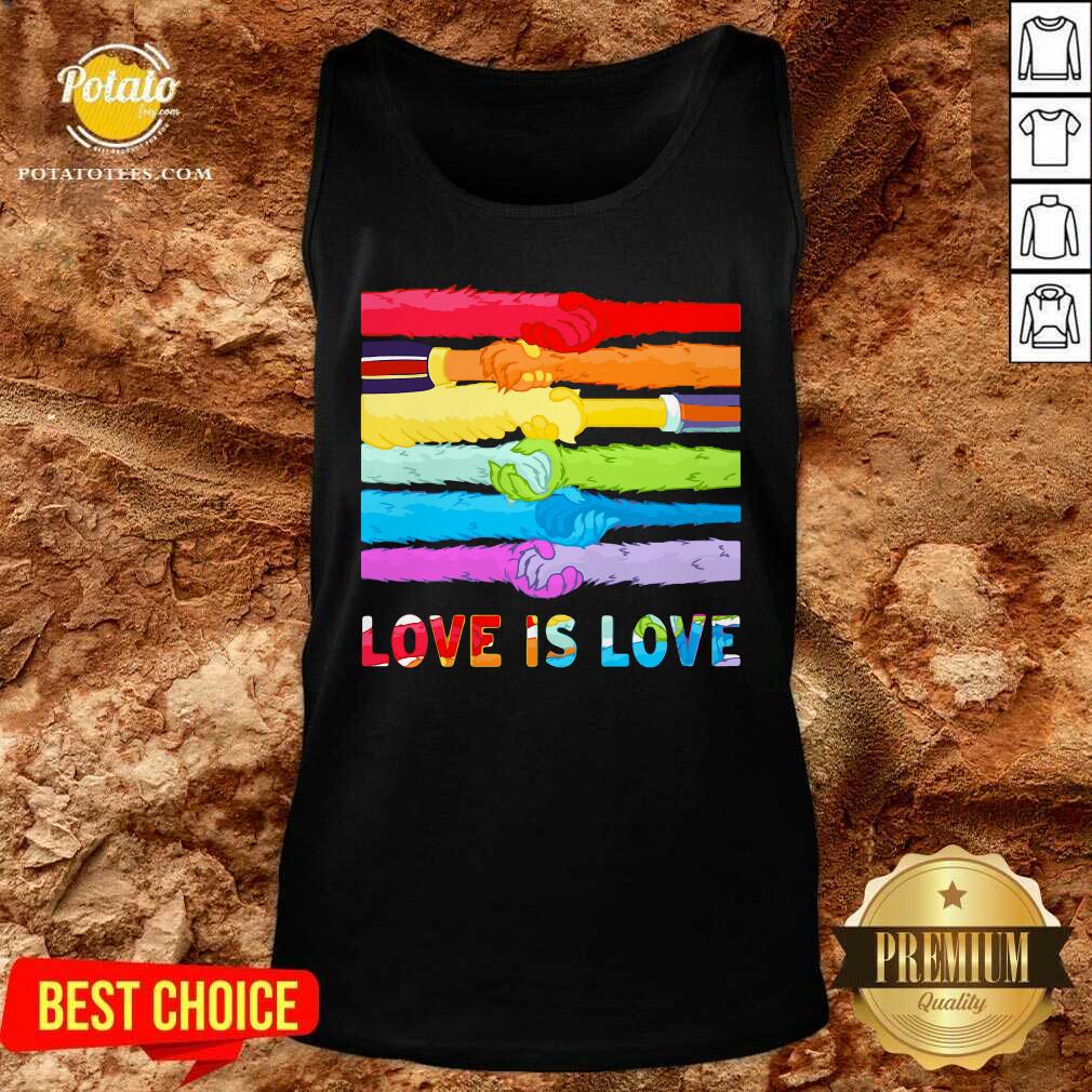 LGBT Hands Love Is Love Shirt