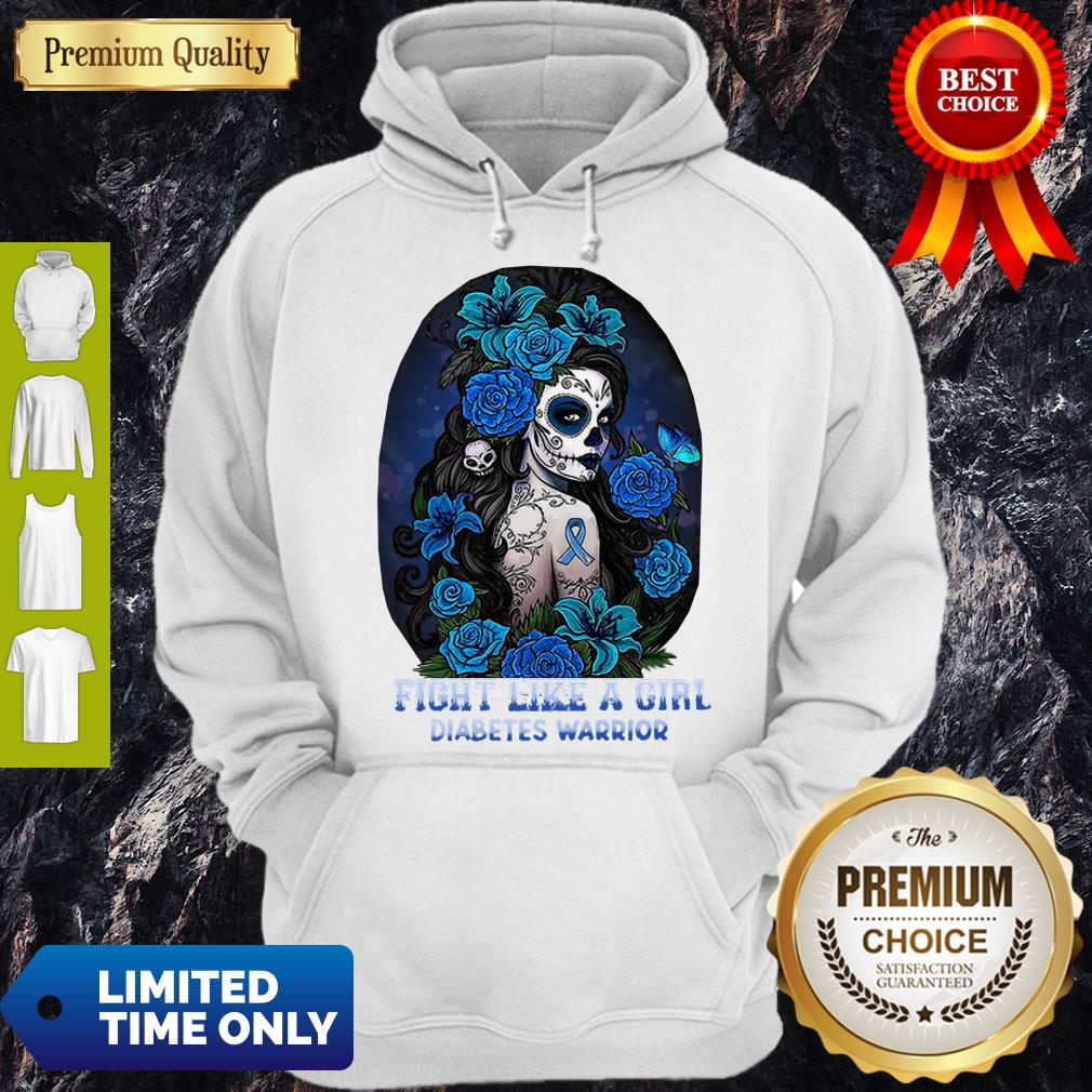 Top Fight Like A Girl Diabetes Warrior Awareness Shirt