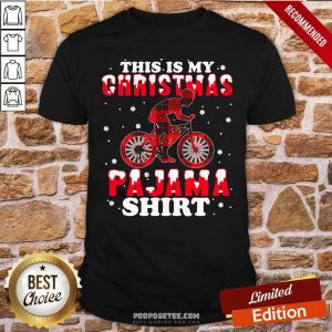 Official Mountain Biking This Is My Christmas Pajama Shirt