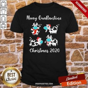 Nice Mooeys Face Mask Mooey Quarantine Christmas 2020 Shirt