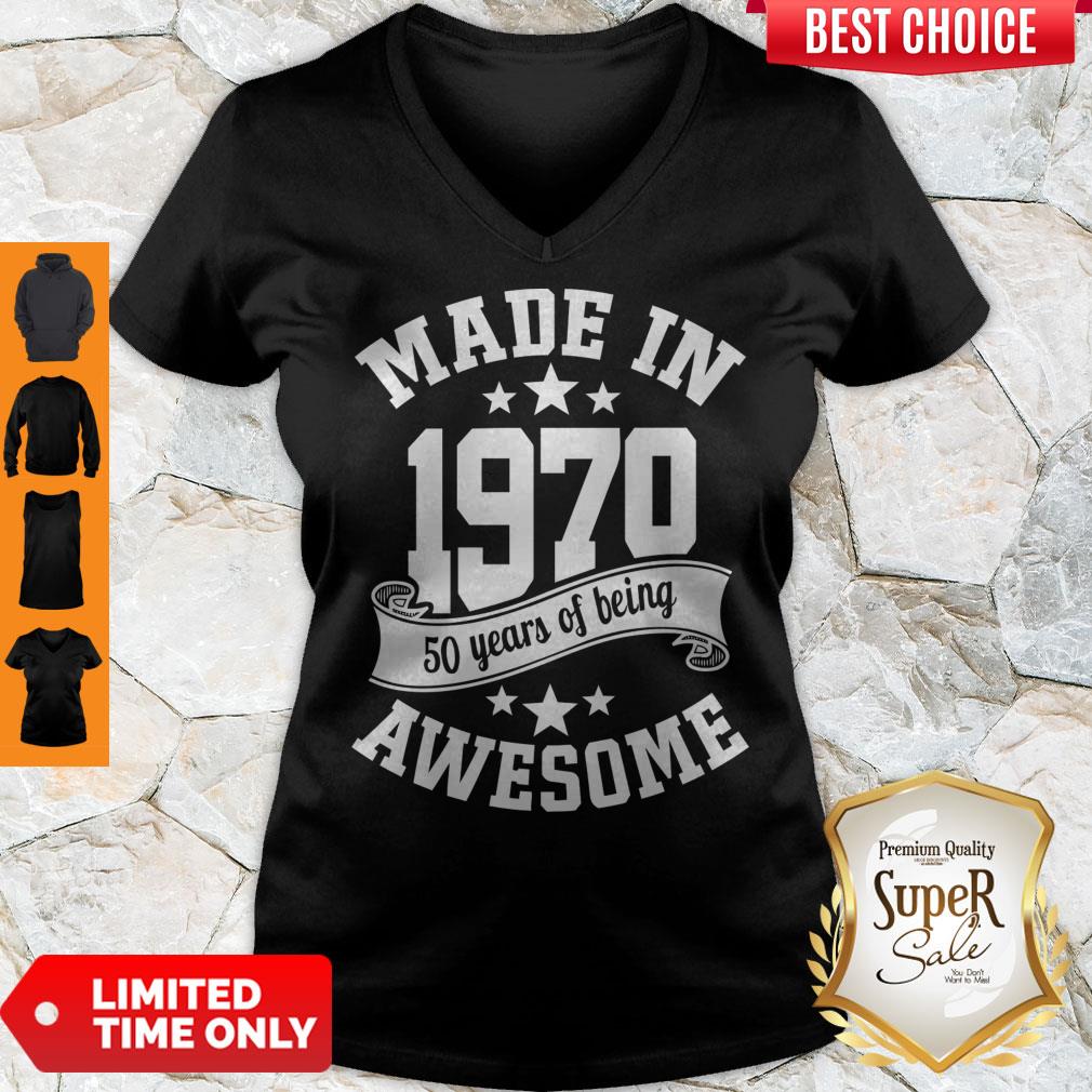 Nice Made In 1970 50 Years Of Being Awesome Shirt