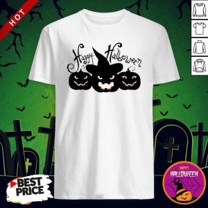Happy Halloween Witches Pumpkin Shirt