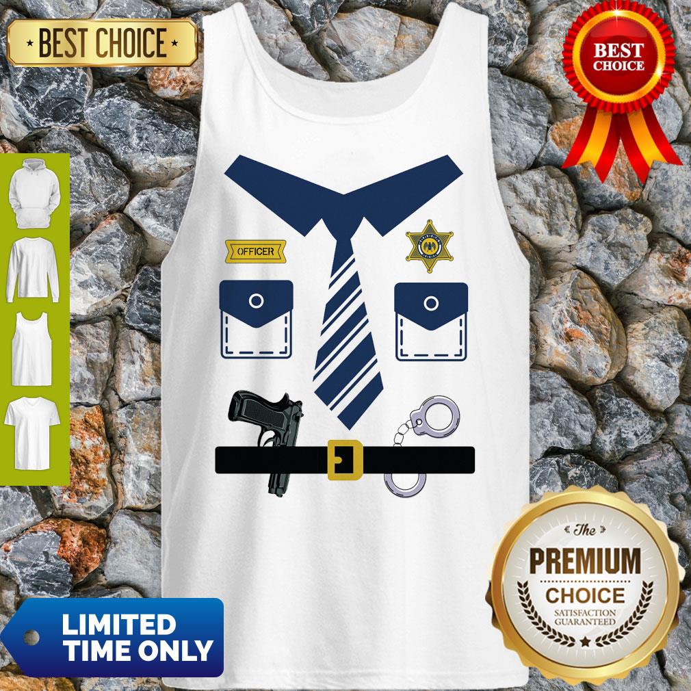 Police Woman – Policeman – Easy Halloween Costume Shirt