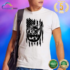 Premium 8 Fishing American Flag Shirt