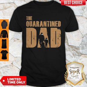 Premium Dad And Son Mask The Quarantined Dad Shirt