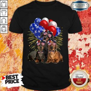 Dachshund Balloons American Shirt