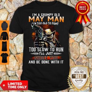 Premium I’m A Grumpy Old June Man I’m Too Old To Fight Too Slow To Run Shirt