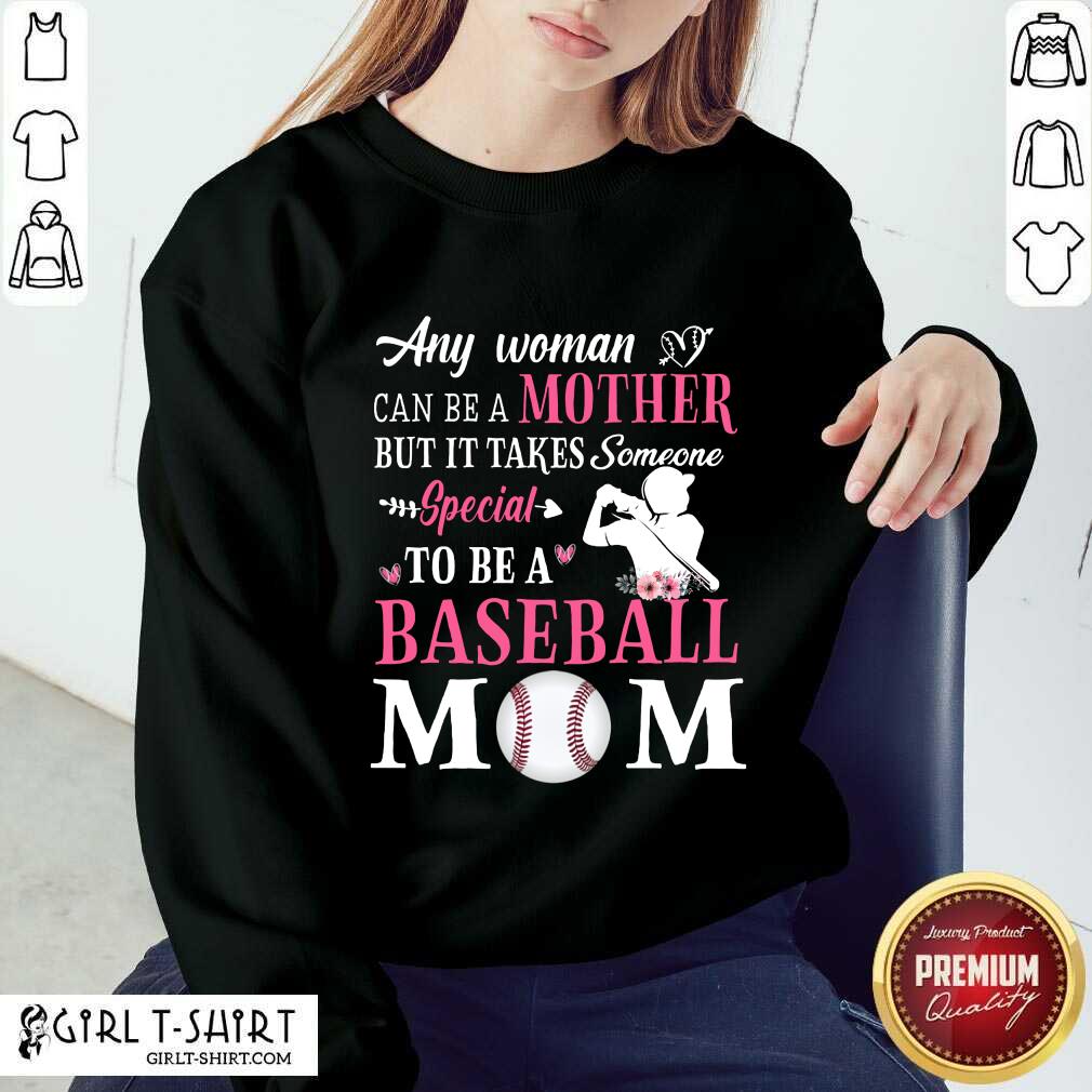 Any Woman Mother Baseball Mom Shirt