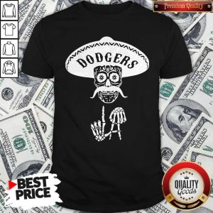 Top Skull Los Angeles Dodgers Shirt
