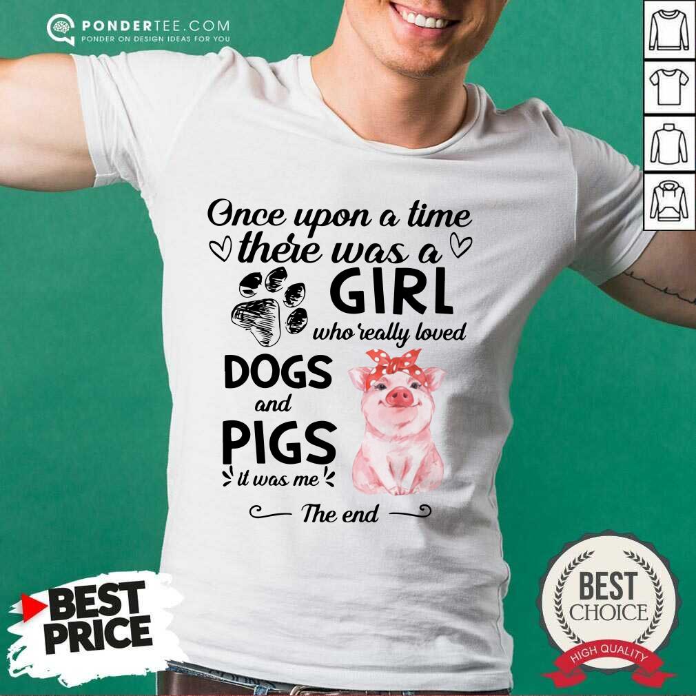 A Girl Who Loved Dogs And Pigs Shirt