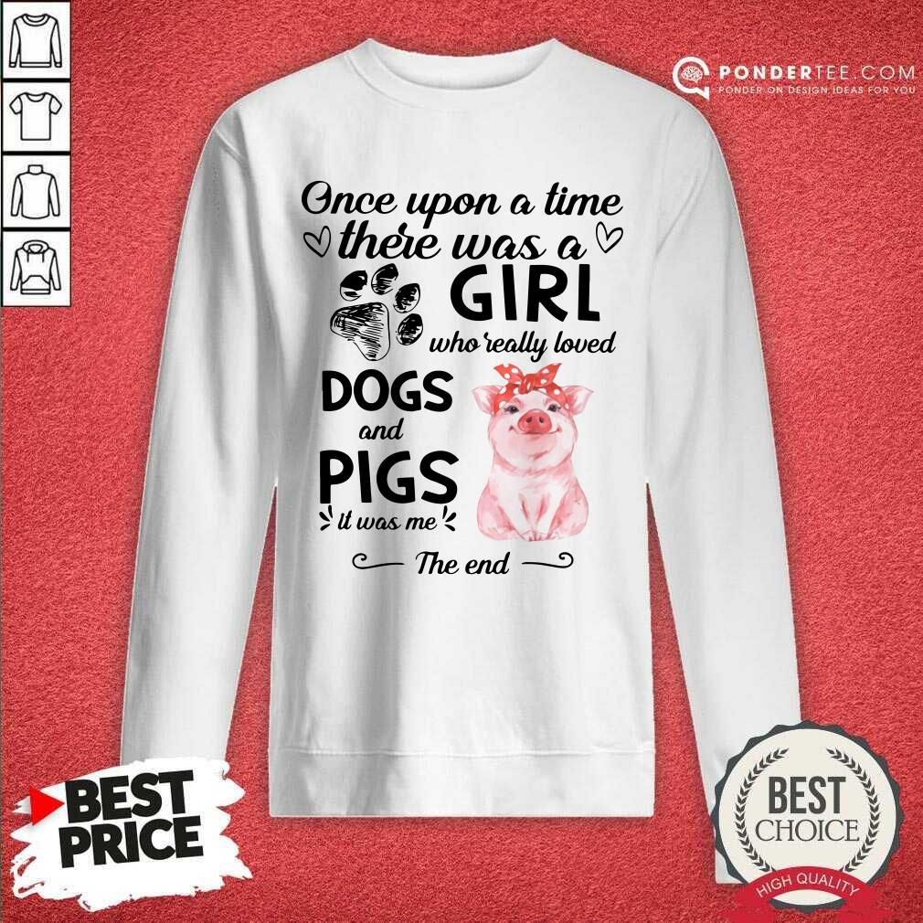 A Girl Who Loved Dogs And Pigs Shirt