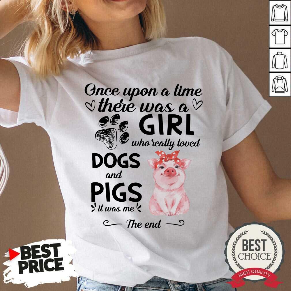 A Girl Who Loved Dogs And Pigs Shirt