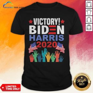 Well Victory Biden Kamala Harris 2020 American Flag Shirt