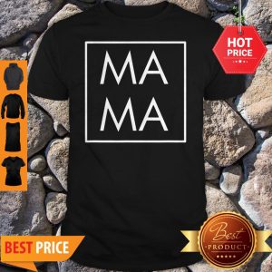 Pretty Mama Modern Boxed Square Mom, Matching Dada Family Gift Shirt