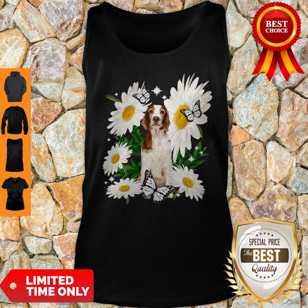 Top Welsh Springer Spaniel Daisy Flower Classic Shirt