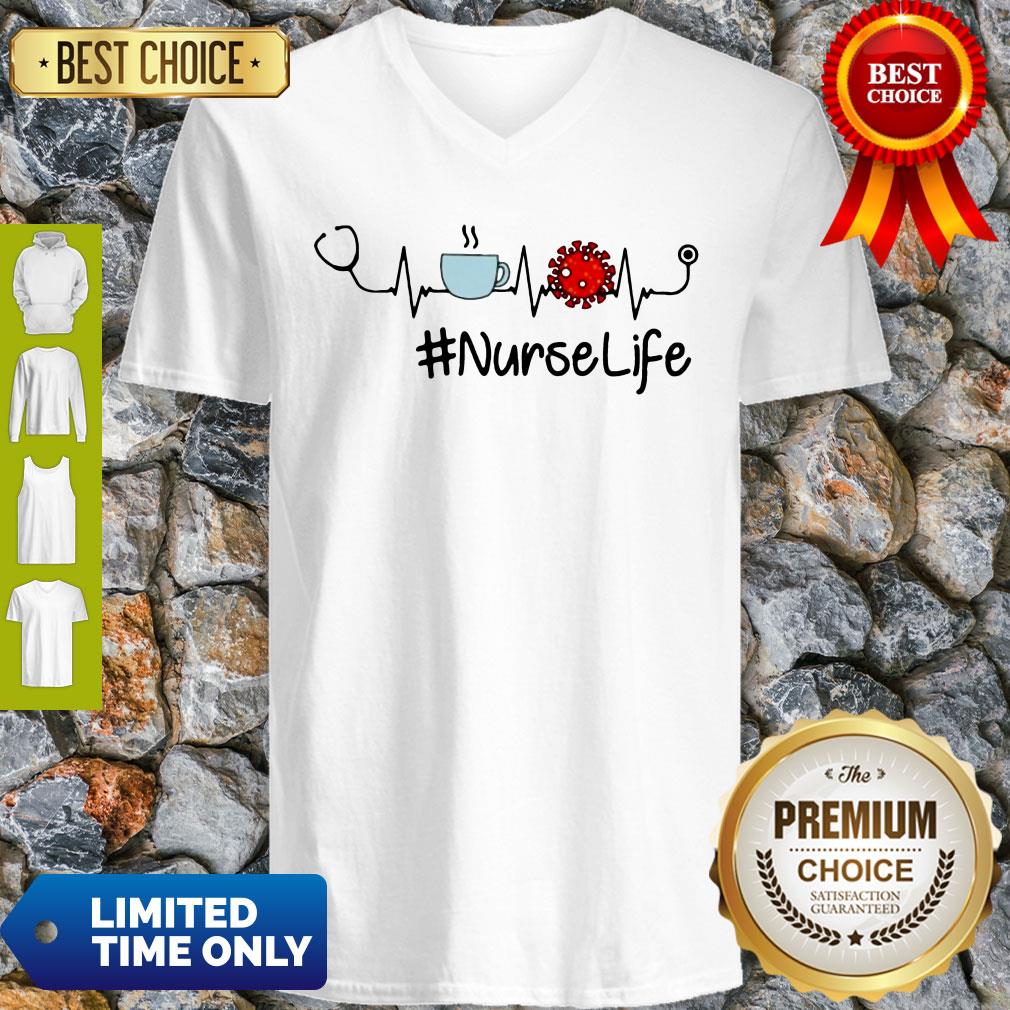 Awesome Nurse Life Heart Beat Covid19 Shirt