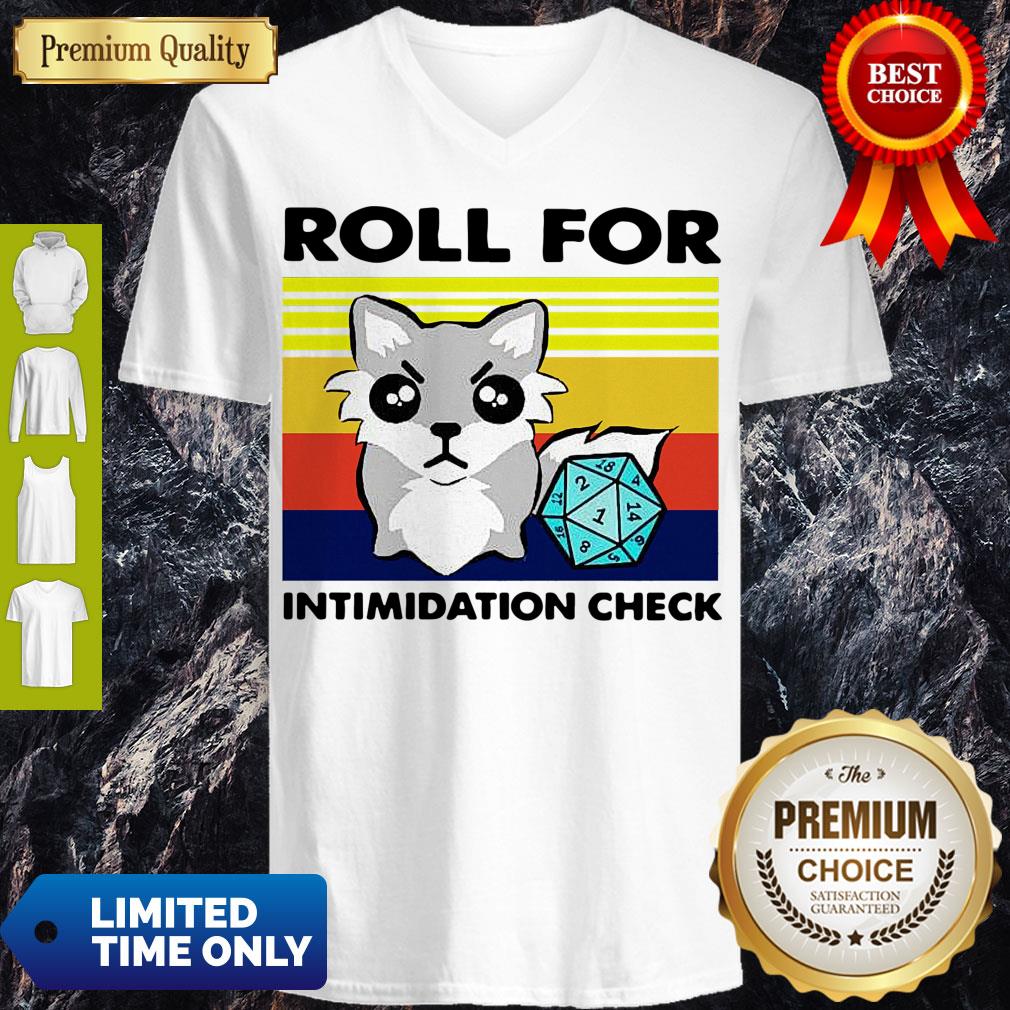 Premium Roll For Intimidation Check Shirt