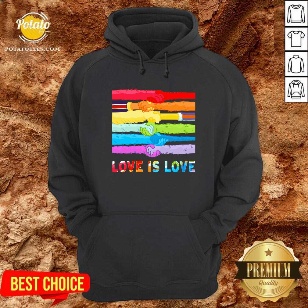 LGBT Hands Love Is Love Shirt