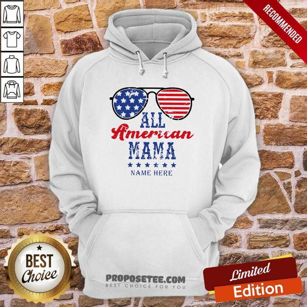 All American Mom Name Here Shirt